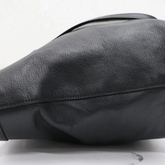 GUCCI Textured Calfskin Web Large Ophidia Shopping Tote Black - Picture 14 of 16